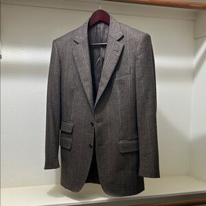 Men Chester Barrie Brown Check Jacket 38r